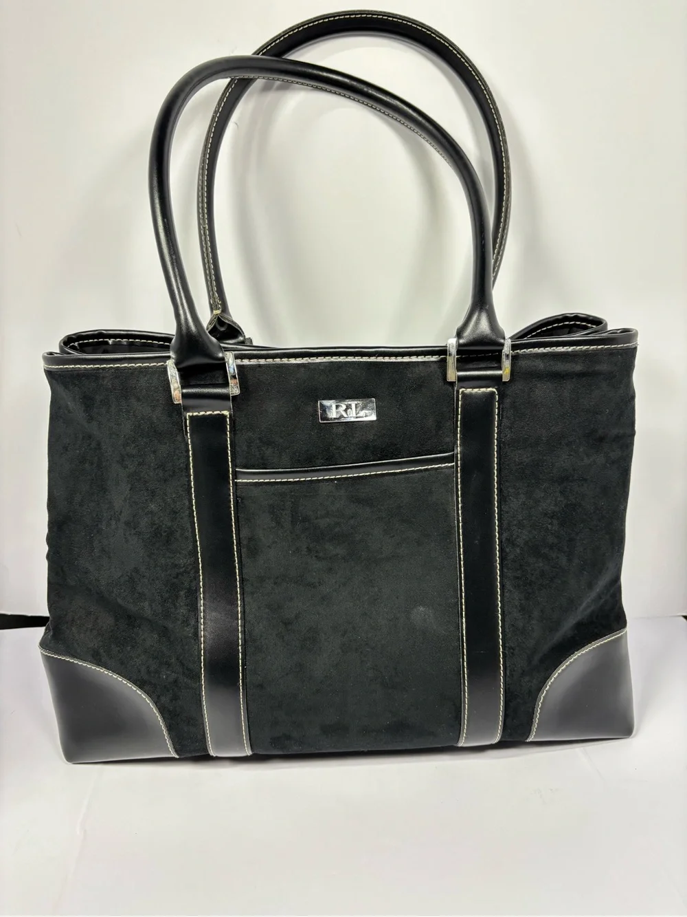 ✨Ralph Lauren Black Tote Bag - Picture 4 of 15